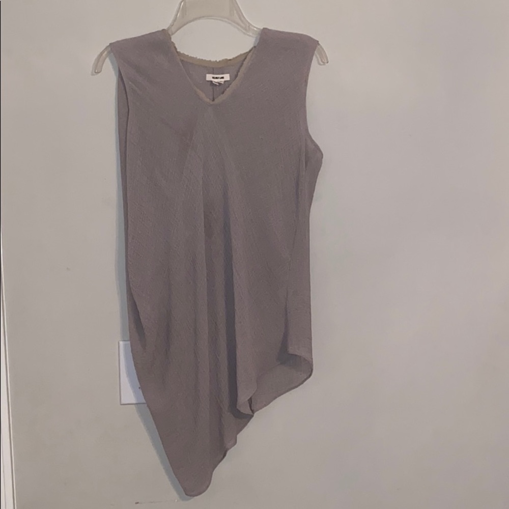 Helmut Lang asymmetrical sleeveless tunic sz. S